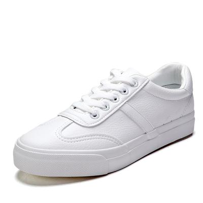 New Low Platform Sneakers Women Shoes Female Pu Leather Walking Sneakers Loafers White Flat Slip On Vulcanize Casual Shoes