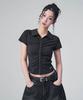 AVANDRESS Bellin Sorona Collar Shirring Tee_3 Colors