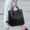 Aidrani Women's Genuine Leather Handbag with Luxurious Woven Patterns, Large Capacity Fashionable Cowhide Bag