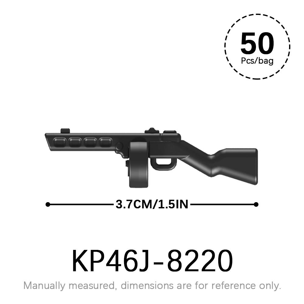 50pcs/lot Military Weapons Set SWAT WW2 Action Figures Parts MOC Bricks Star WW2 Corps Gun Accessories Building Blocks Kids Toys