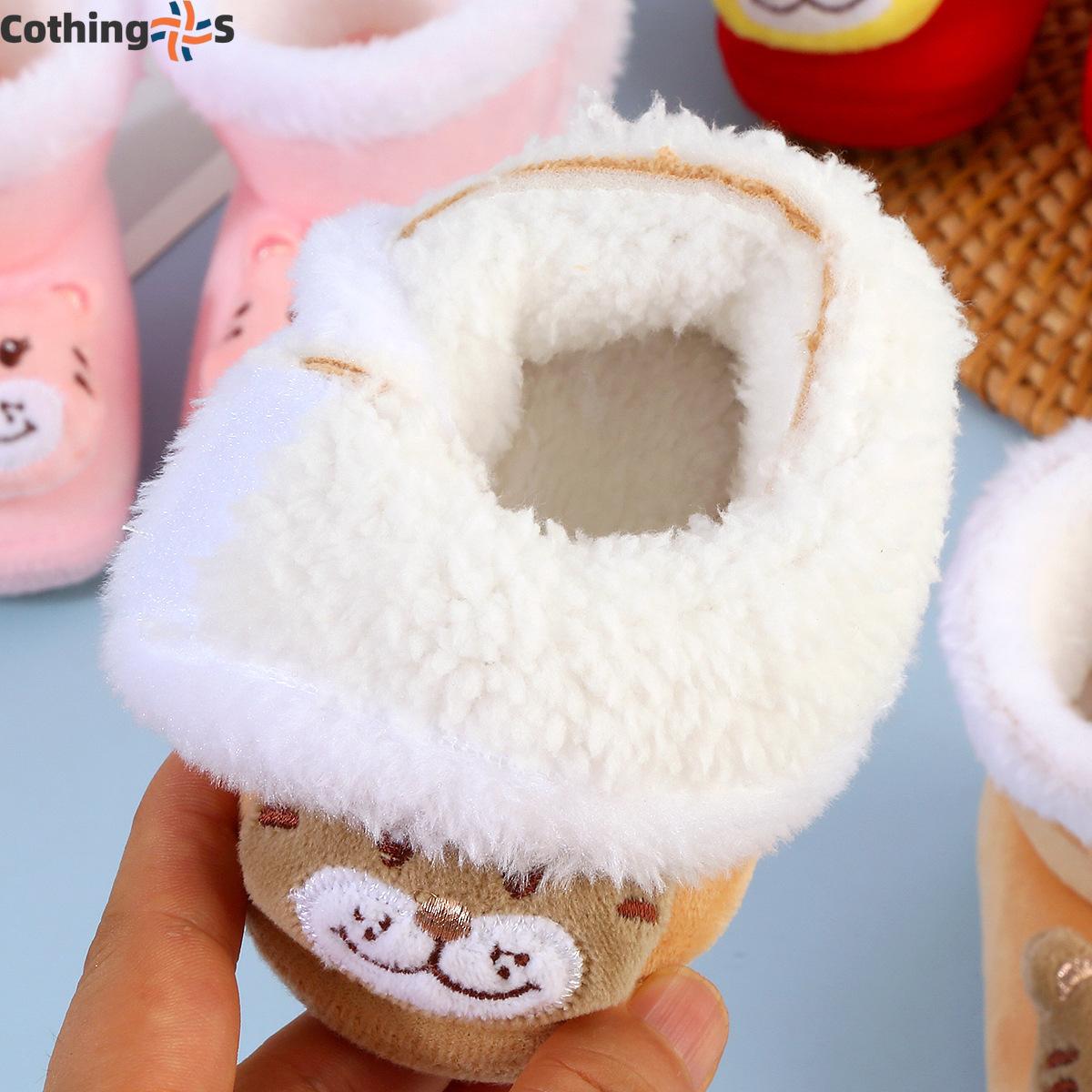 Детская обувь зимняя теплая на липучках для детей лет зимняя мягкая обувь для ходьбы — фото 12