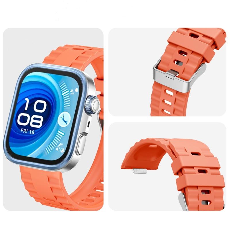 Silicone Strap for Huawei Watch Fit 4 Pro fit4 Wristband Soft Watchband Replacement Bracelet Blet correa Smart Watch Accessories