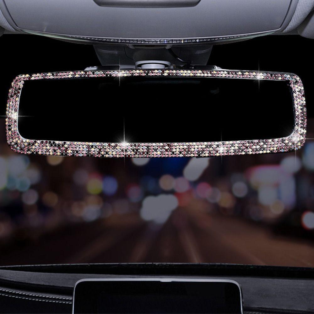 Full Rhinestone Auto Interior Decoration Shiny Crystal Car Styling Accessories Most Vehicles