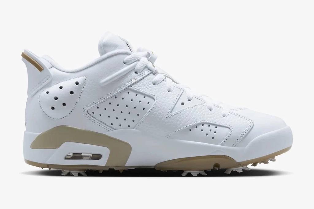 DV1376-100 Nike Air Jordan 6 Low Golf White Khaki