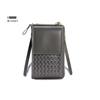 IELGY Ladies Solid Color Woven Pattern Messenger Bag with Large Capacity