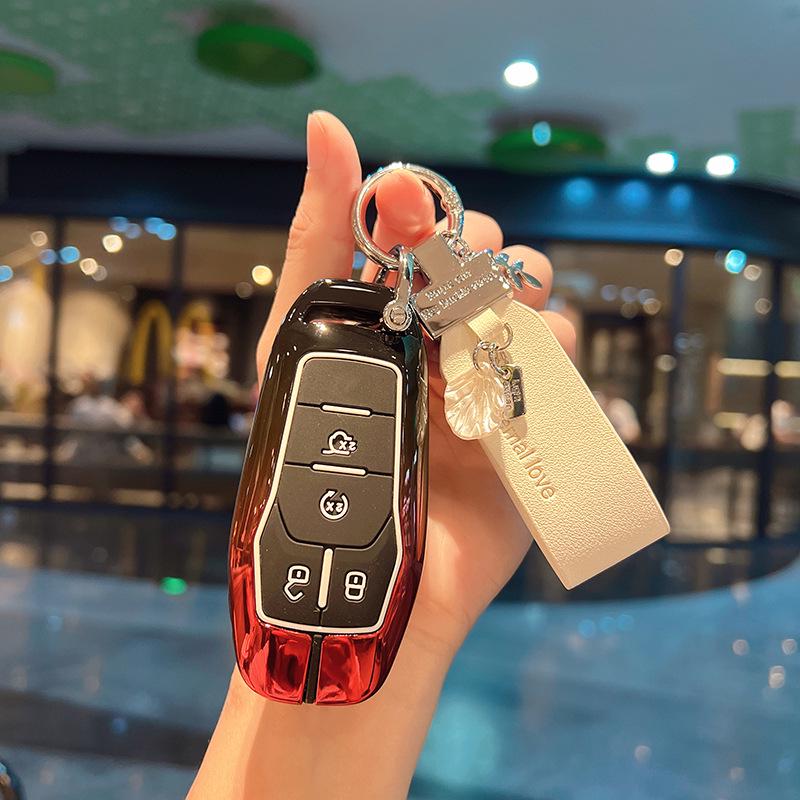 High-End Cobra Metal Key Case for 15-17 Ford Mustang