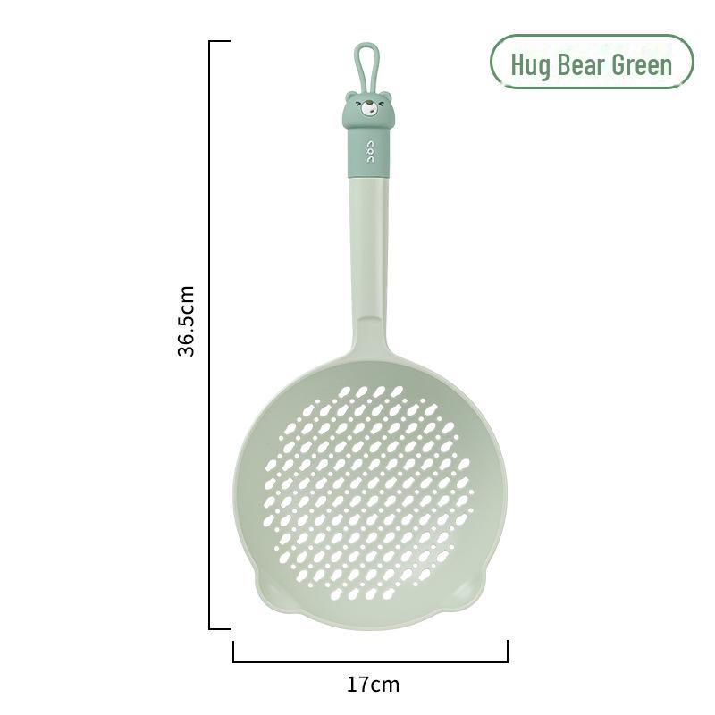 

Большой дуршлаг с мелкой сеткой и длинной ручкой - Идеально подходит для процеживания лапши, пельменей и бульона для хот-пота