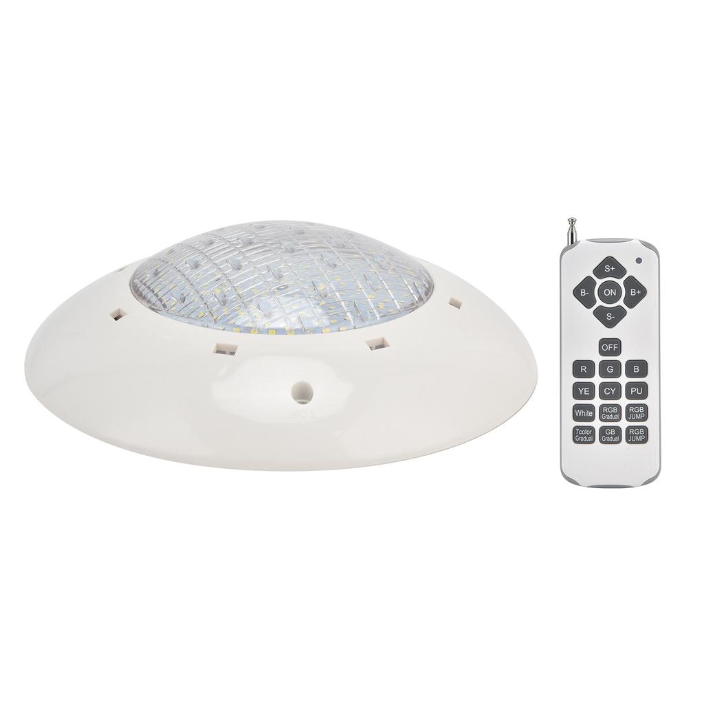 IP68 Wasserdichte LED Schwimmbadleuchte Bunte RGB Wandmontierte Unterwasserleuchte mit Fernbedienung