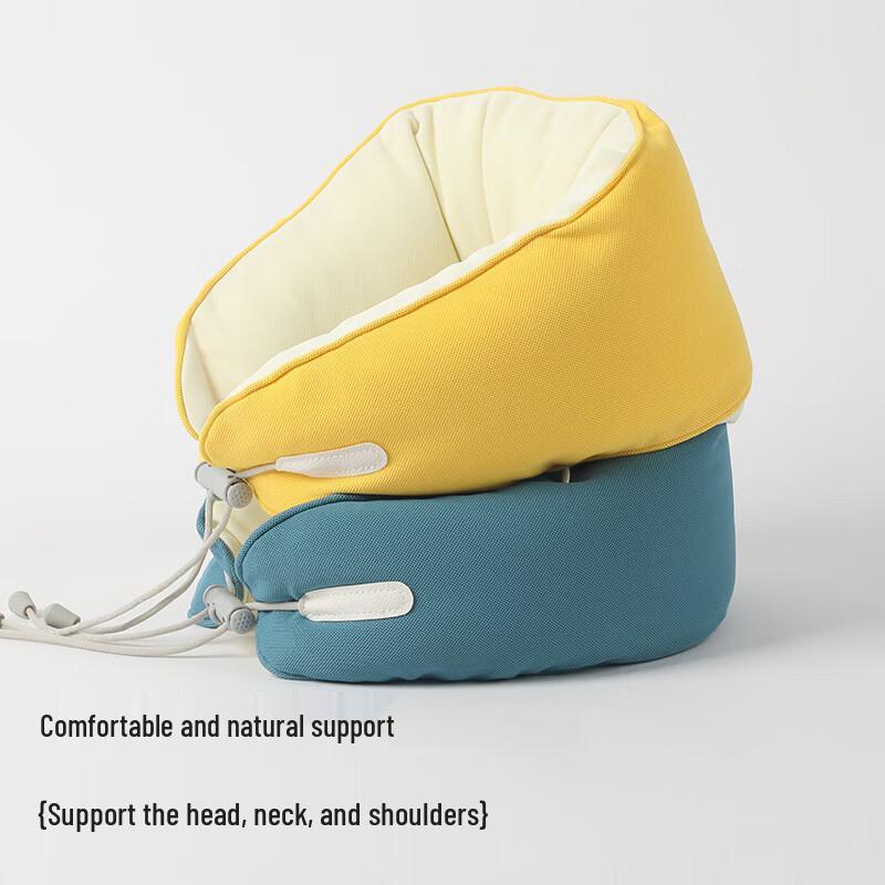 Macaron U-Shaped Foam Particle Neck Pillow