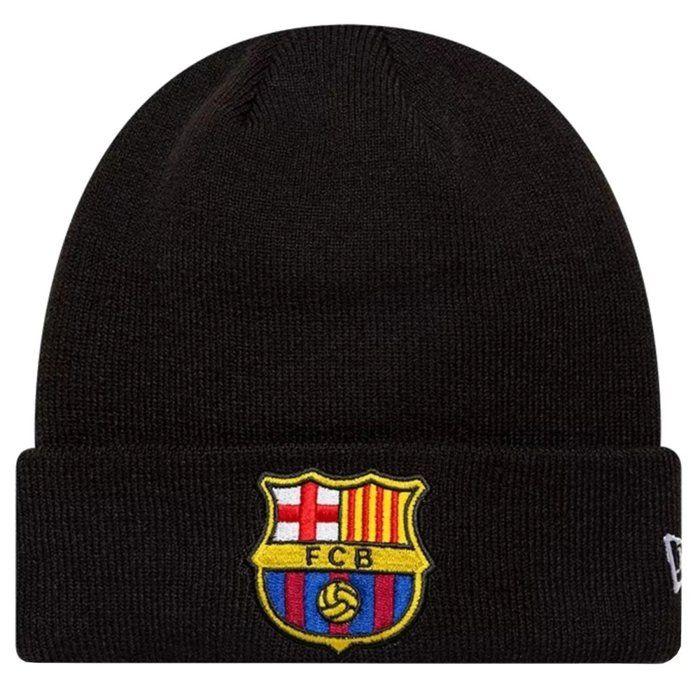 Bonnet d’hiver - FC BARCELONA - FC Barcelona x New Era 60846904 - Noir - 100% acrylique - Officiel