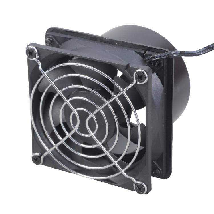 80mm ABS Plastic Ducted Blower Fan With USB Speed Controller 8cm Pipe Compatibility For Greenhouse Pet House Craft Rooms