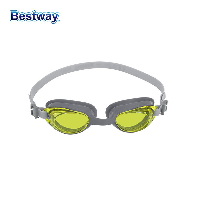 

Bestway 21051 Professional HD Anti-fog Waterproof Swimming Goggles 1 pair Comfortable, white frame, clear vision Ideal for men Adult