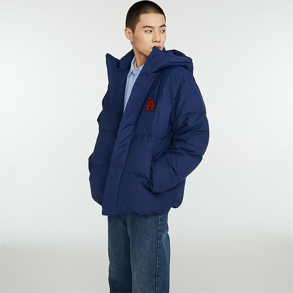 New MLB Down Jackets Unisex Navy Blue 3ADJV0236-07NYS