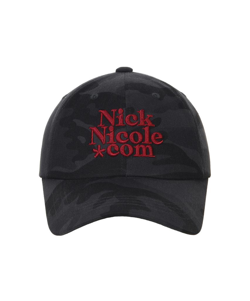 Nigaennikol Nn Dotcom Signature Ball Cap_Camo Black Red