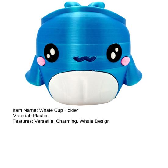 Whale Ice Cream Holder Reusable Pint Sleeve for Ice Cream Soda Beer Cans Holder Comfortable Grip Fun Drink Accessory