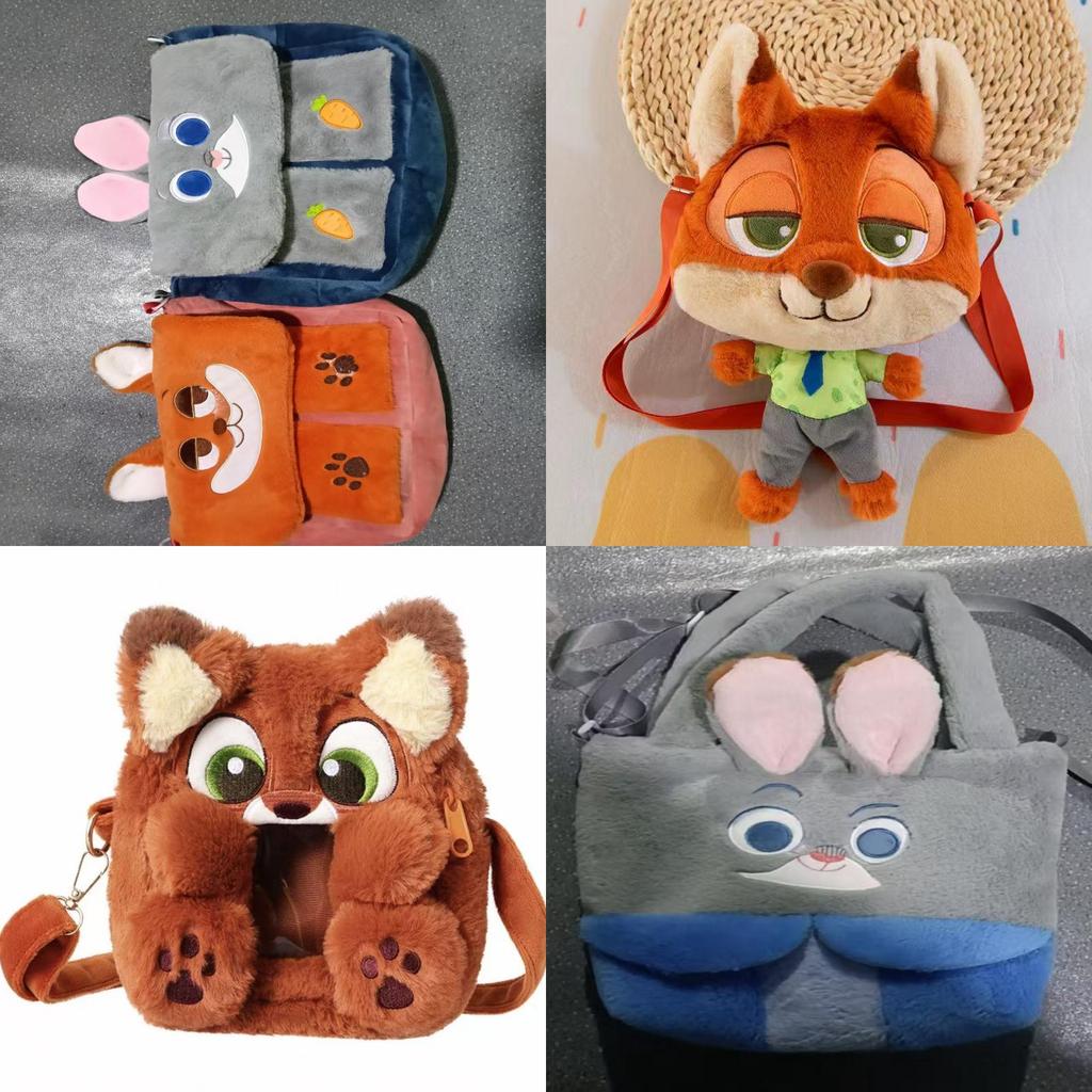 Zootopia 2 Cartoon Hase Plüsch Umhängetasche Mit Abnehmbarem Spielzeug Für Kinder Und Jugendliche