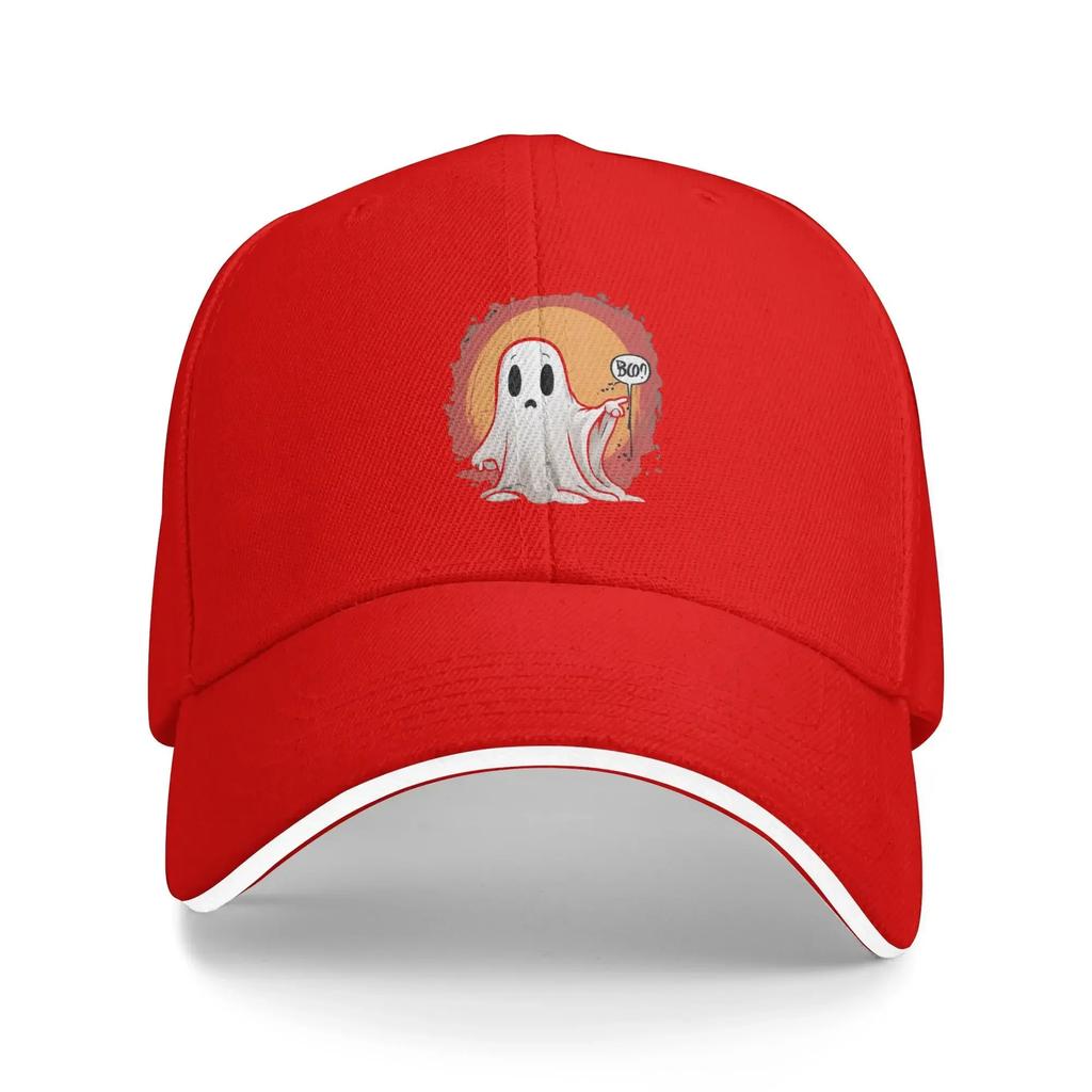 Ghost Of Disapproval Baseball Cap Cartoon Boo Trendy Trucker Hat Summer Unisex Men Hiking Fishing Snapback Cap