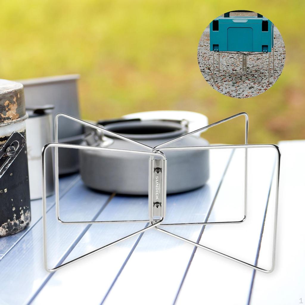 Foldable Cooling Stand, Folding Storage Box Holder, Heavy Duty Rack, Ice Holder for