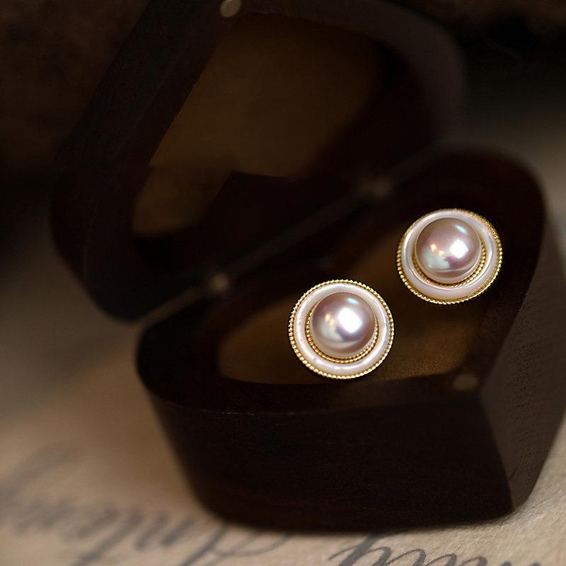 Female High-end Fashion Simple and Versatile Earrings 1 pair of earrings