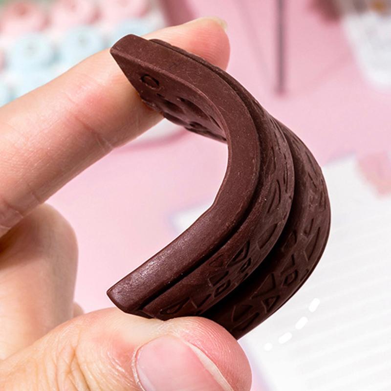Cartoon Chocolate Design Eraser Eraser Student Painting Writing Pencil Eraser Stationery School Office Supplies