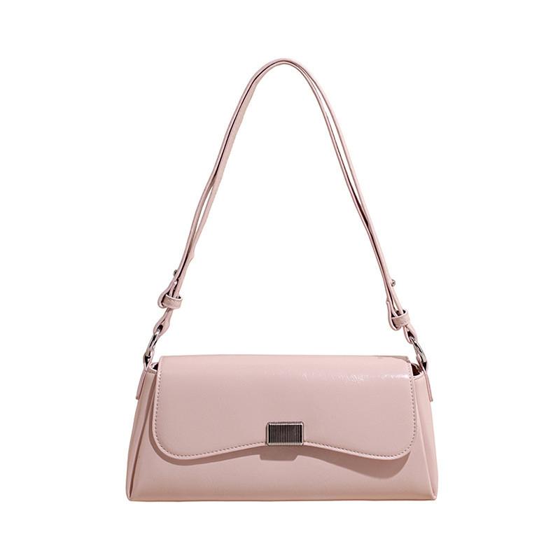 IELGY All-Match Ladies Shoulder Bag Commuter Silver Underarm Bag
