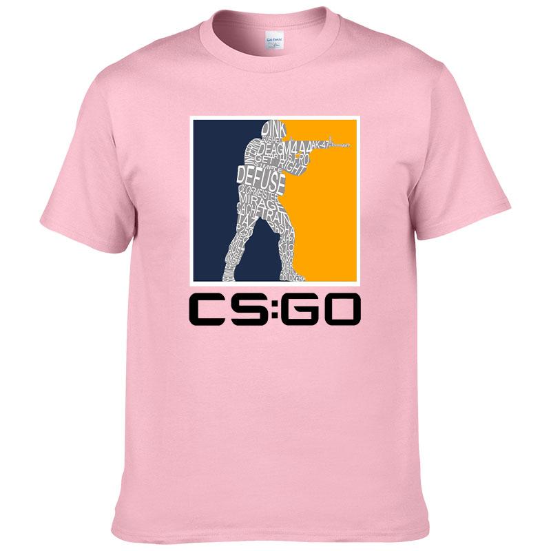 Counter Strike O Neck TShirt CSGO Blood Youth Shooting Pure Cotton Original T Shirt Men Tops Fashion Hot Sale17 cs go