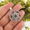 Green Onyx Pendant Handmade Gemstone Jewelry, 925 Solid Sterling Silver Pendant Unique Design Jewelry