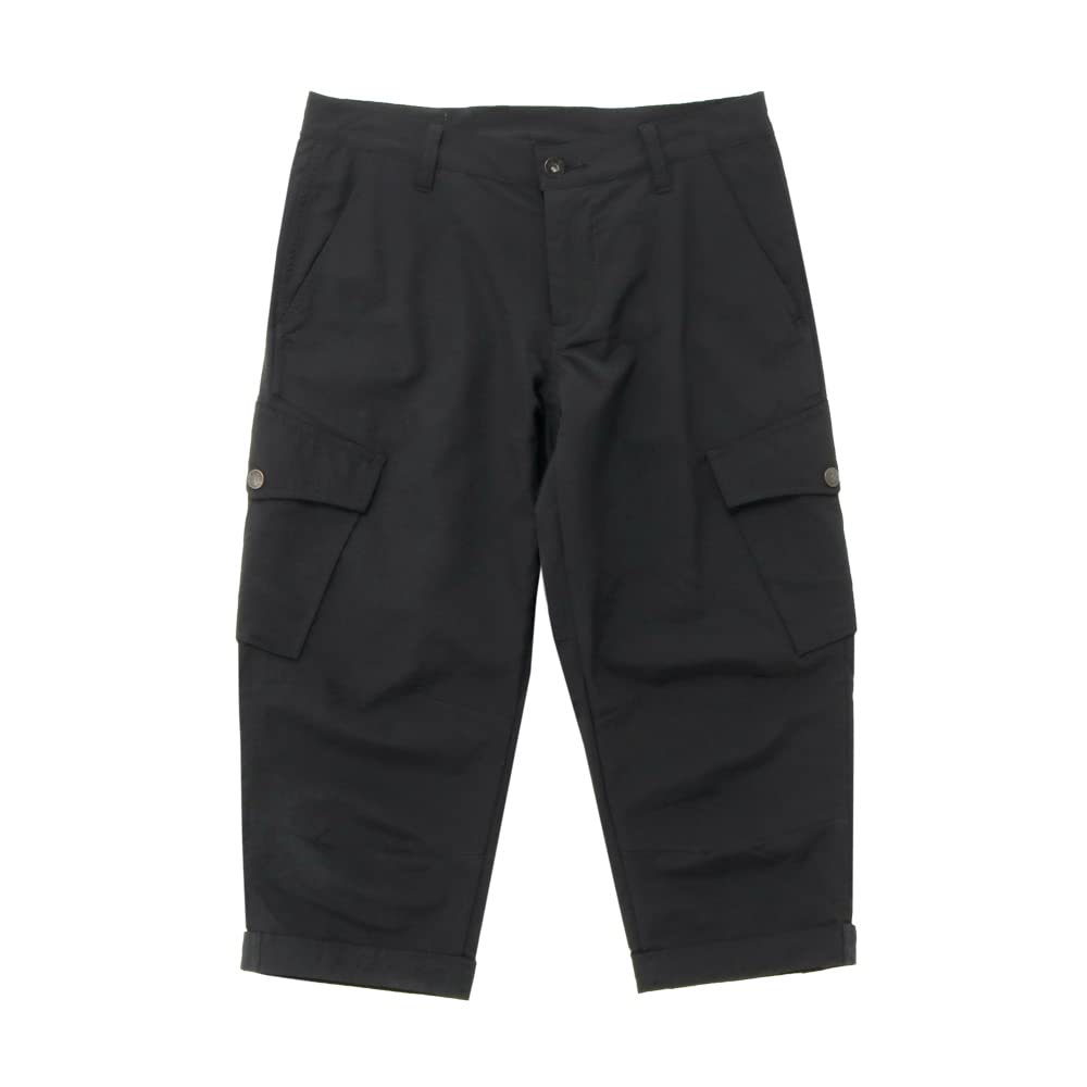 

Повседневные укороченные велосипедные брюки с поясом и съемной подкладкой L [Kapellmuur] Брюки, Унисекс, Подол, [Совместимая система], Черный, чёрный