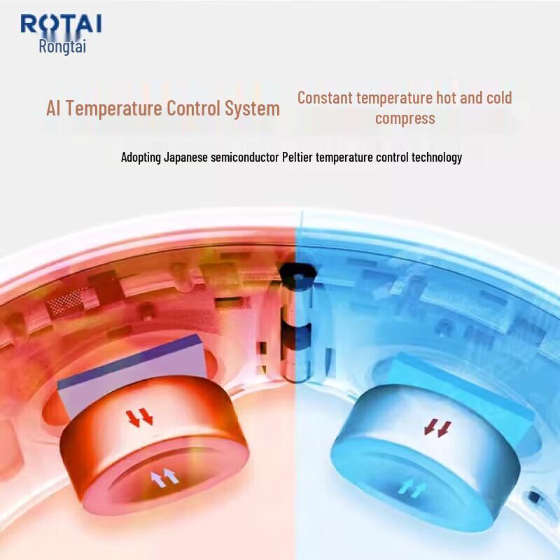 Rongtai RT-H42 Smart Eye Massager with Heat/Cold & Bluetooth CN Plug (adapter Included)