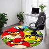 1 buc. Covor Rotund Angry Birds pentru Birou, Decor pentru Dormitor, Sufragerie, Casă, Decor Cameră, Offic a1016153