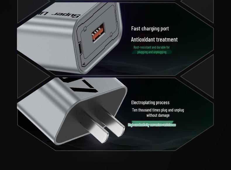 Mecha Style 22.5W Dual-Port Super Fast Charger for Huawei, Android & Apple