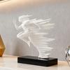Abstract Figure Sculpture Resin Handicrafts Running Man Statue Running Person Decorative Figurines Home Decoration Accessories