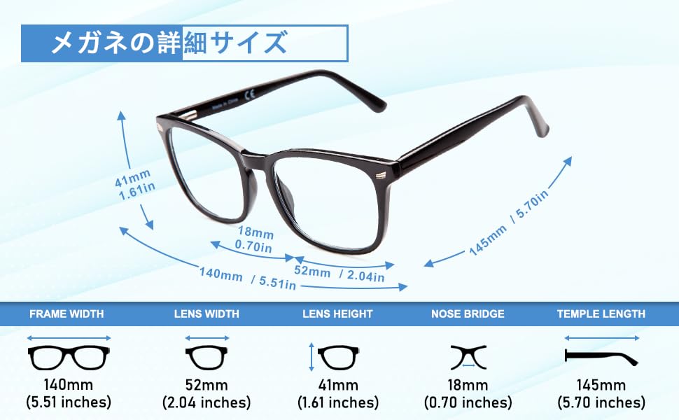 High Quality Stylish Reading Glasses Blue Light Cut UV Protection UV Protection TR90 Material Black [JO] Men's 2.00