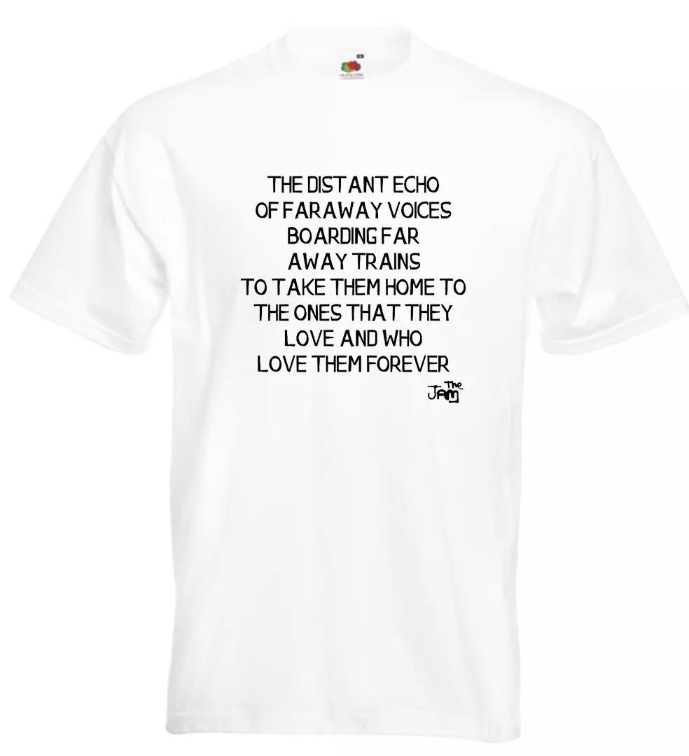 

The Jam Down In The Tubestation T Shirt Paul Weller WHITE Size XL S