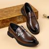 Men Business Casual Loafers Fashion Dress Shoes Sizes 38-44 for Office Commuting Meetings Travel and Daily Smart Casual Wear