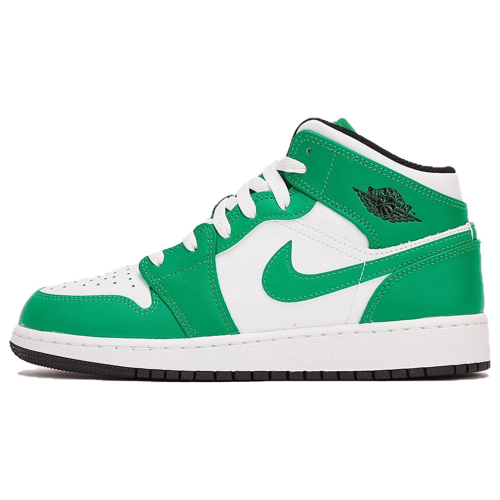 

Jordan 1 Mid Lucky Green GS DQ8423-301 36