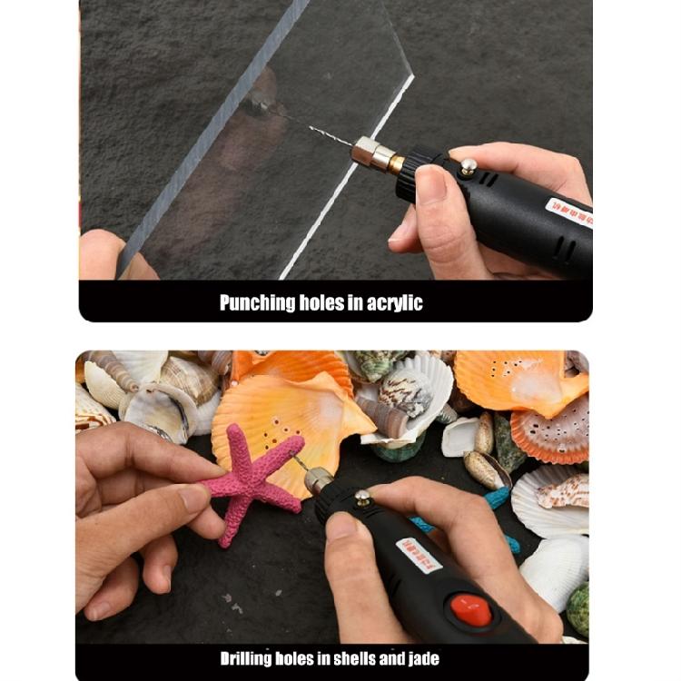 Fast Speed Portable Electric Drill Hole Punching For Resin Bead Crafting DIY Projects With Accessories Kit