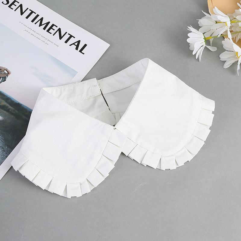 

Белый хлопковый воротник-подделка для женщин, черные съемные воротники для женщин, накладная шаль, накидка на плечо, лацкан, накладные воротники, женский галстук