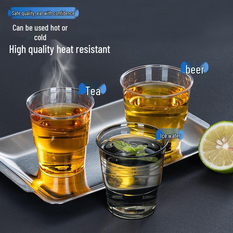 Premium Hard Plastic Disposable Drink Cups