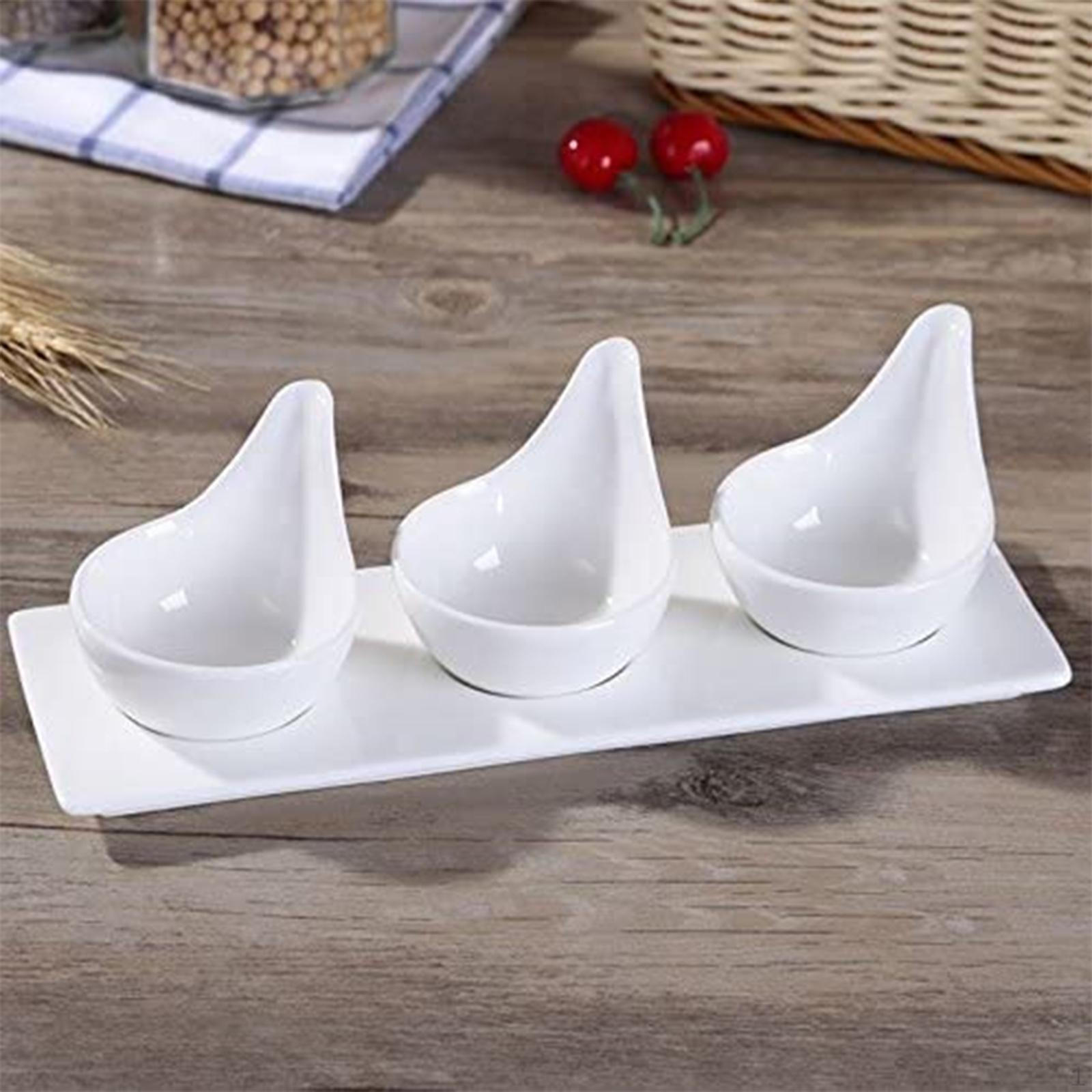 Очаровательные мисочки для соуса, керамические чашки для приправ, закусок и Large