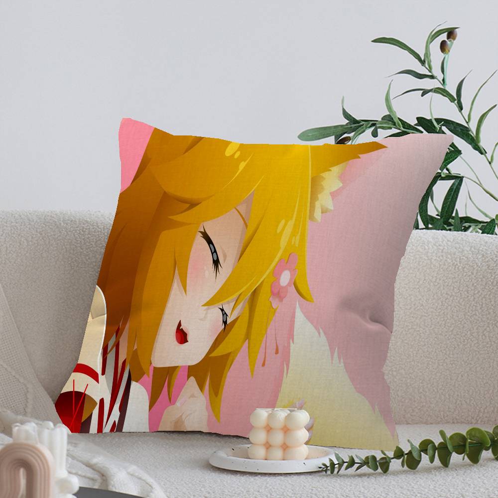 The Helpful F-Fox S-Senko-san Cushion Cover Car Throw Pillow Case For Sofa Car Christmas Gift 40x40cm 45x45cm