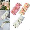 Panels, Wedding Road Cited Flowers Floral Backdrop Artificial for Party Ceremony Decor