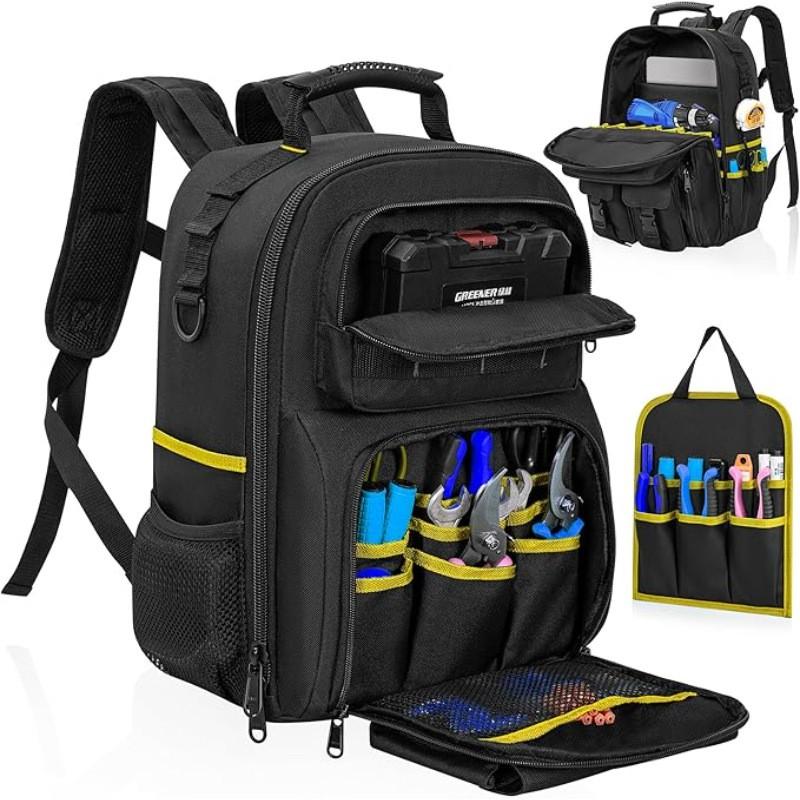 Heavy Duty Tool Backpack With Padded