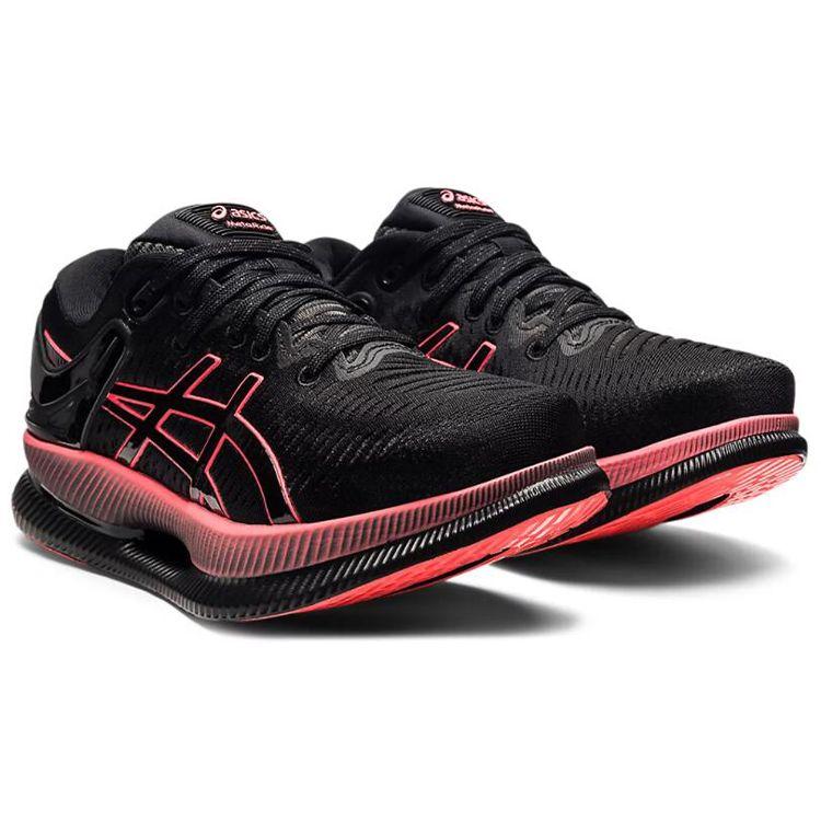 Asics Metaride Comfortable Durable Breathable Low-Top Casual Running Shoes Women Sneaker Black Red 1012B070-001