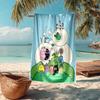 Ultra-Soft Beach Towel with Barbapapa Theme,Ideal for Pool - Camping, Diving - Perfect Travel Essential, Vibrant Beach Towel.