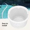 TOPINCN Skimmer Basket Compatible with Automatic Skimmers, ABS SPX1091C Replacement Skimmer Filter Basket with Handle for Swimming Pools Spas Hot