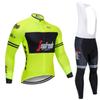Winter Thermal Cycling Jersey Mountain Biking Breathable Fleece-Lined Wind-Resistant Performance Apparel