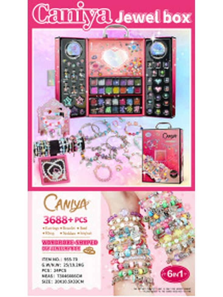 DIY Girls' Beaded Jewelry Gift Set: Handmade Bracelets & Necklaces