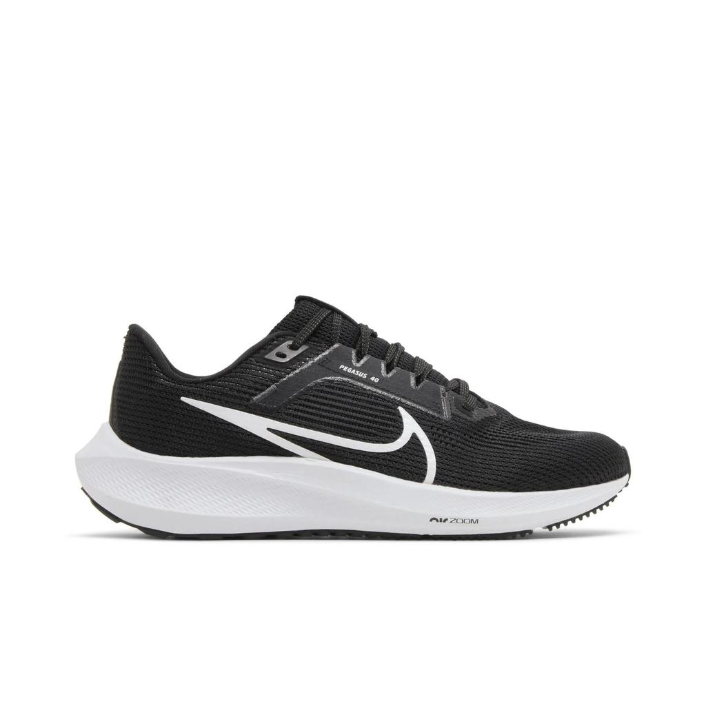 Nike Womens Air Zoom Pegasus 40 'Black White' (women's sizes) Black / Iron Grey / White Running Shoes DV3854 001