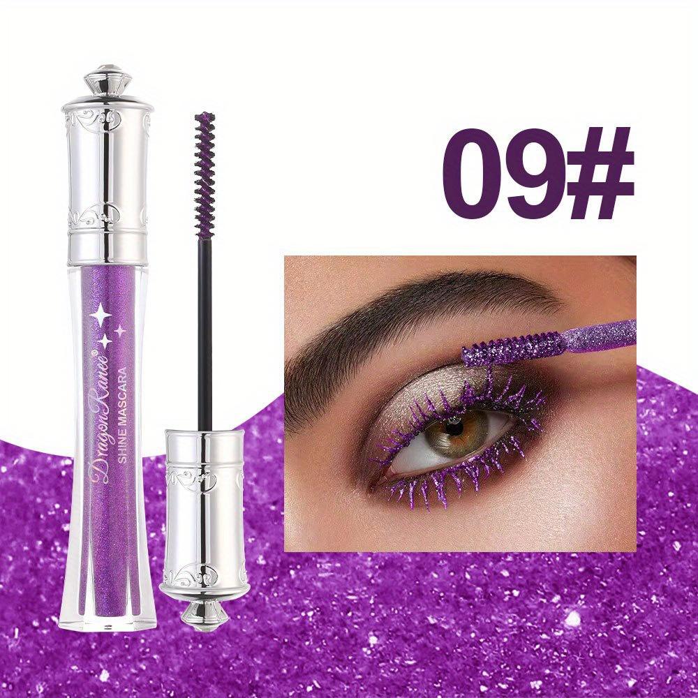 Glitter Flash Mascara Shimmering Diamond Sparkle Mascara,Waterproof,Smudge-Proof, Long Lasting Volumizing Eye Makeup